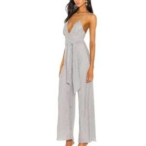 Privacy‎ Please M Junipero Jumpsuit Pant Gray Women Medium New